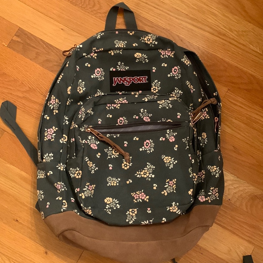 Jansport full size floral backpack